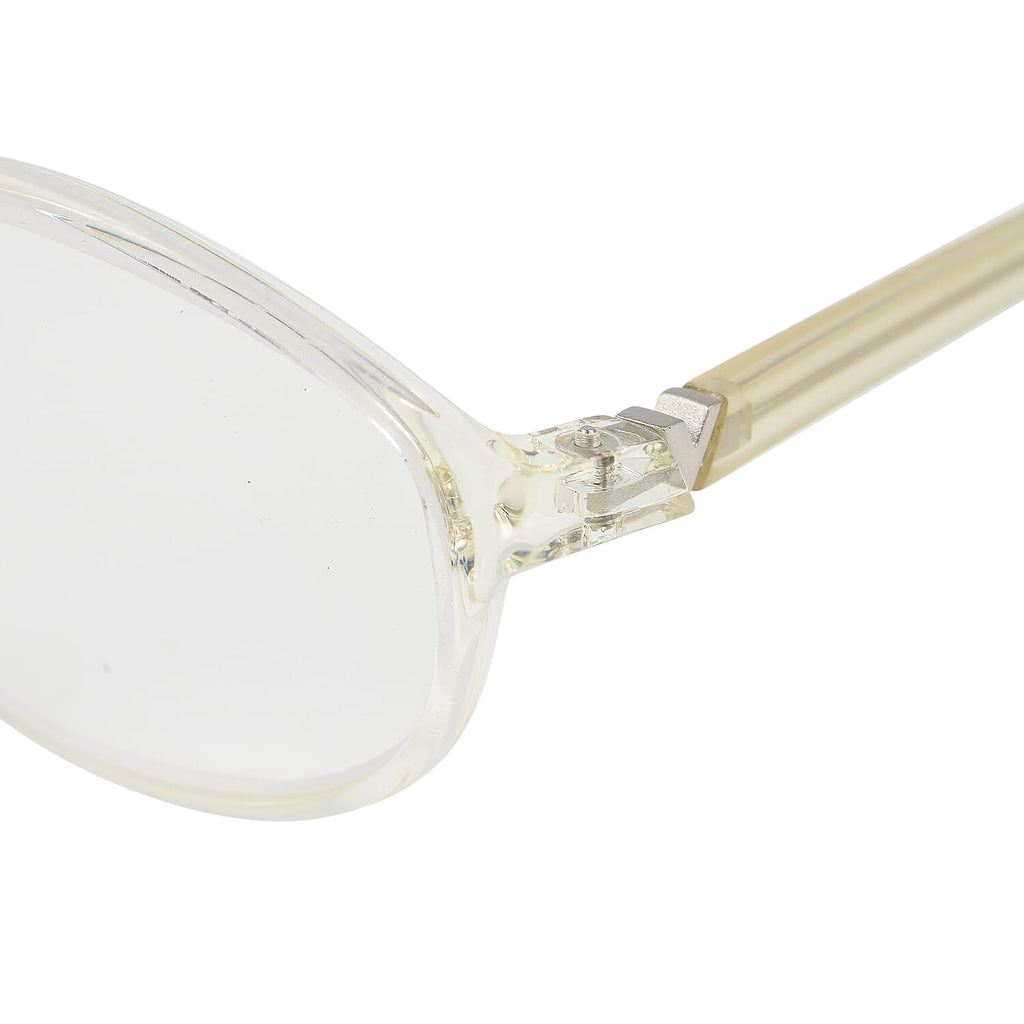 Designer Closeout - VALENTINO Rectangular Unisex Readers (Power 3.0 D) - Crystal_7705787_4