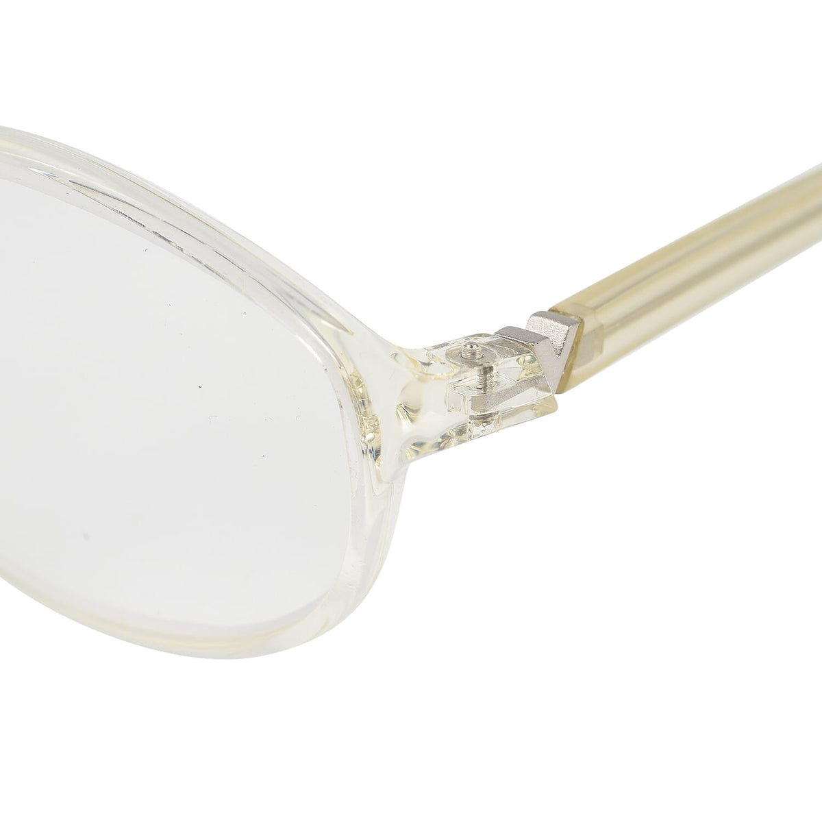 Designer Closeout - VALENTINO Rectangular Unisex Readers (Power 3.0 D) - Crystal V32523214 4