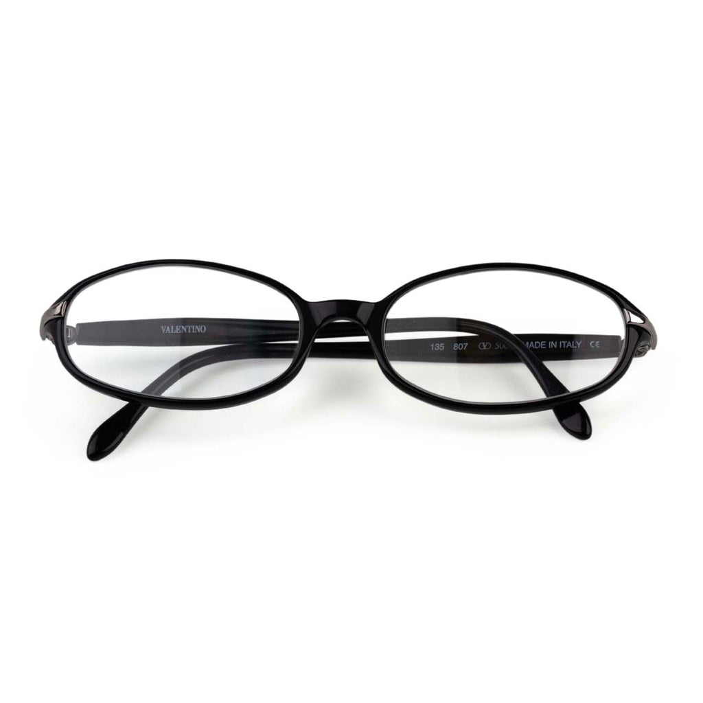 Designer Closeout - VALENTINO Rectangular Unisex Readers (Power 3.5 D) - Blue_7705797