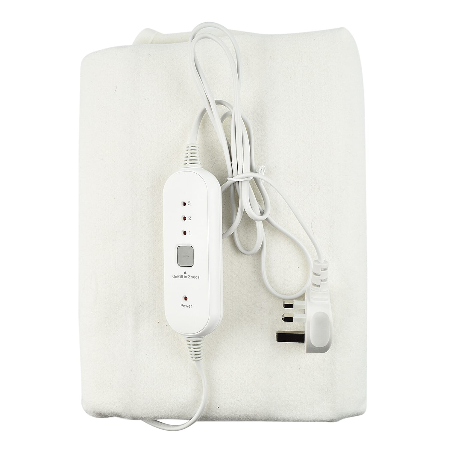 CUQOO Premium Heated Blanket with 3 Heat Setting &amp; LED Indicator Light 7707749 0