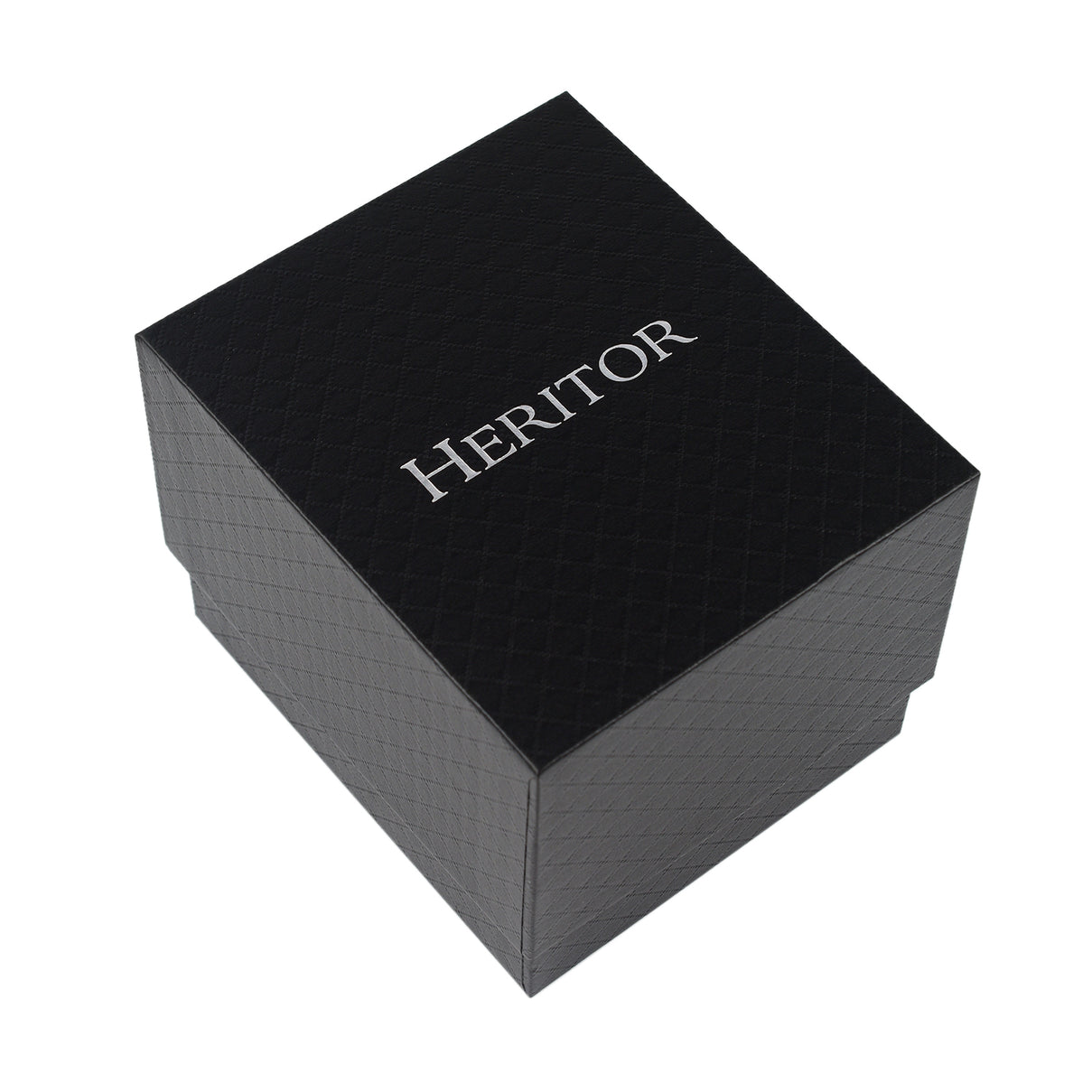 Ryder Collection Heritor Automatic Movement 5 ATM Water Resistant Watch with Black Genuine Leather Strap 7708586 7