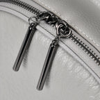 100% Genuine Leather Circle Croc Embossed Crossbody Bag - Creamy Off-White_7710165_6