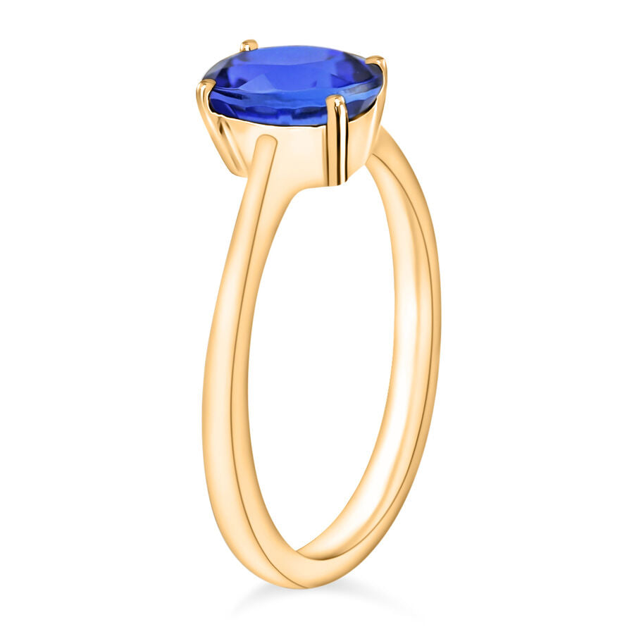 14K Yellow Gold  AA  Tanzanite Ring 1.35 ct,  Gold Wt. 4 Gms  1.350  Ct. 7716427 2