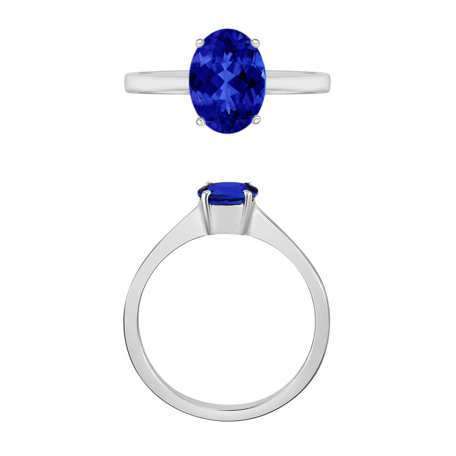 950 Platinum  AAAA  Tanzanite  Ring 1.35 ct,  Platinum Wt. 5.5 Gms  1.350  Ct. 7716528 3