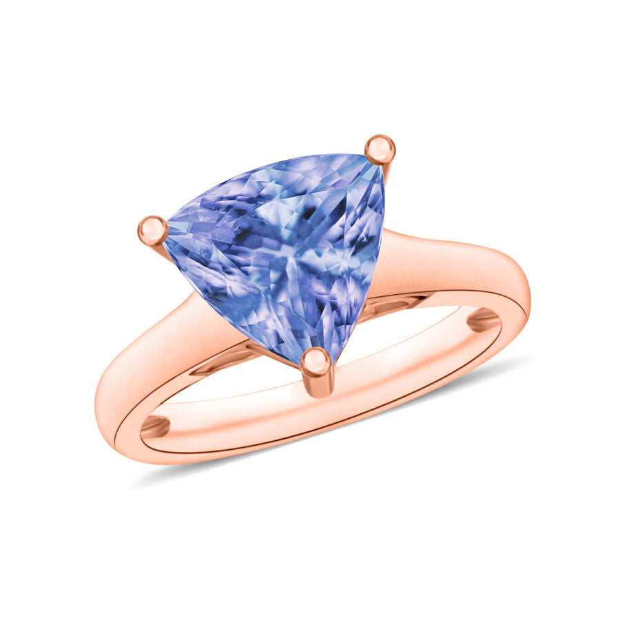 Tanzanite  Ring in Vermeil YG Sterling Silver 2.90 ct  2.900  Ct. 7717331 0