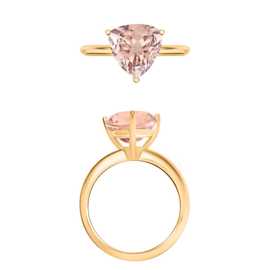 Morganite  Ring in Vermeil YG Sterling Silver 1.30 ct  1.300  Ct. 7719092 3
