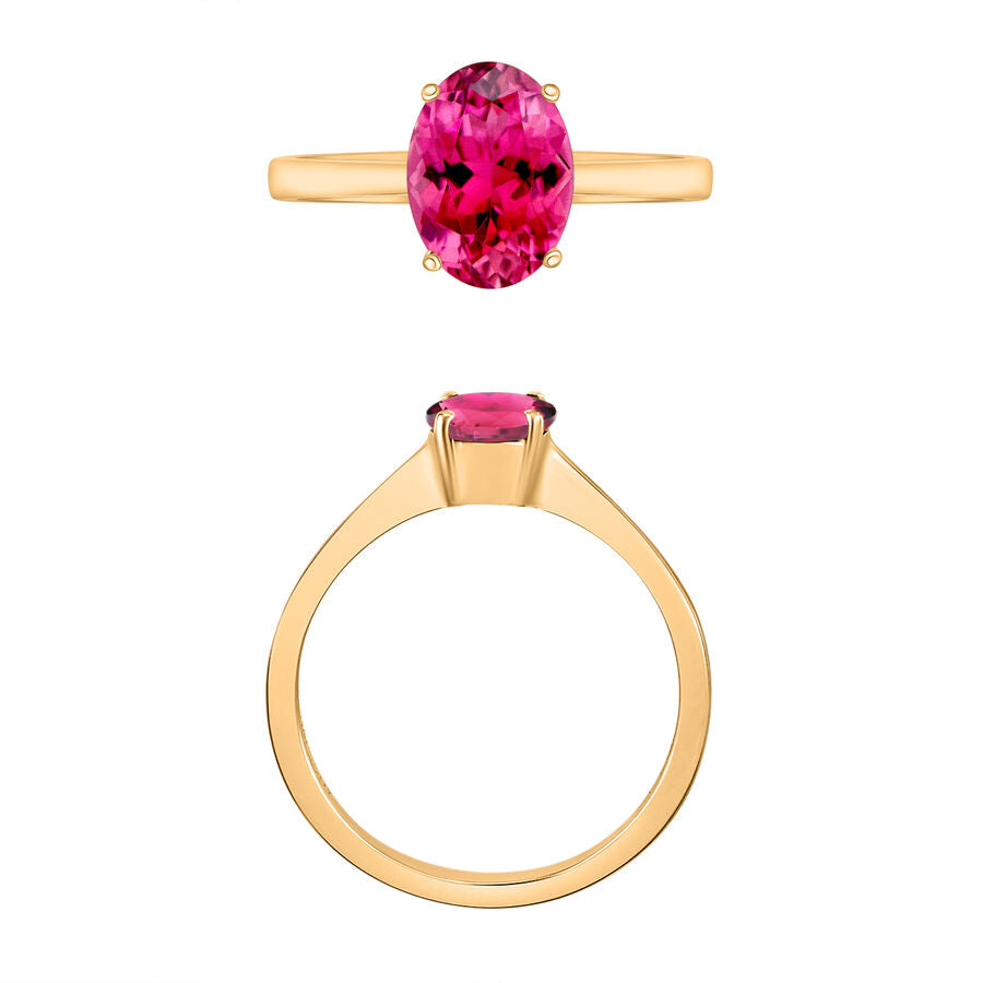 Rubellite  Ring in Vermeil YG Sterling Silver 1.30 ct  1.300  Ct. 7720851 3