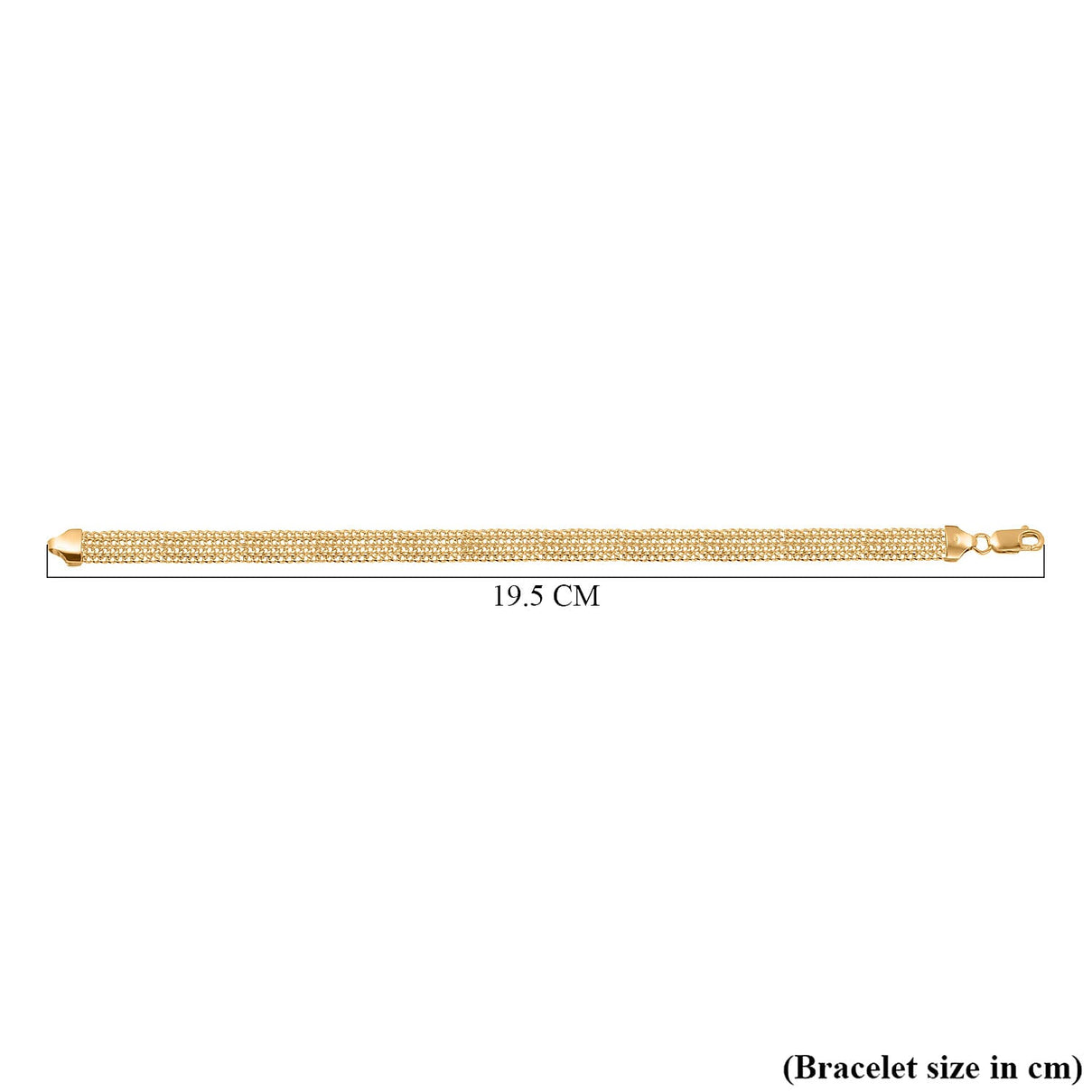9K Yellow Gold Diamond Cut Domed Curb Bismark Bracelet (Size - 7.5) 7722993 4