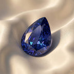 AGI Certified AAAA Ceylon Blue Sapphire Pear Cut Gemstone 1.00 Ct._7723124_1