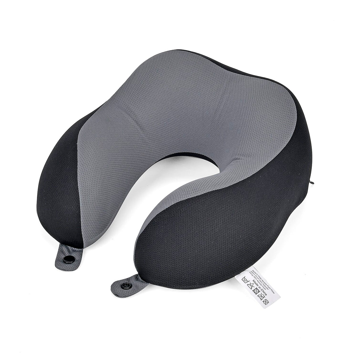 Memory Foam Patterned Pillow - Black 7724342 1