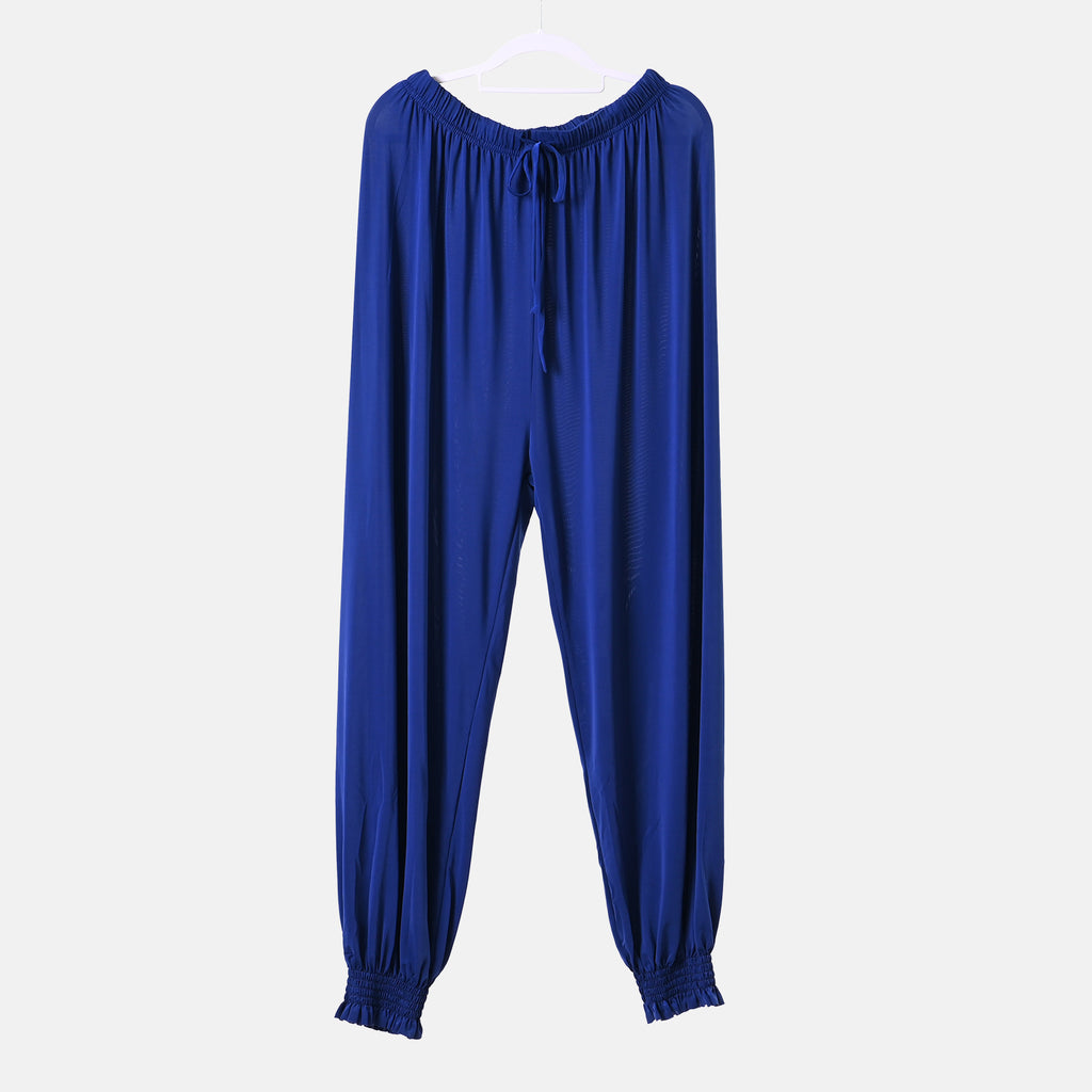 Printed Trouser (Curve Size) - Blue_7724897_5