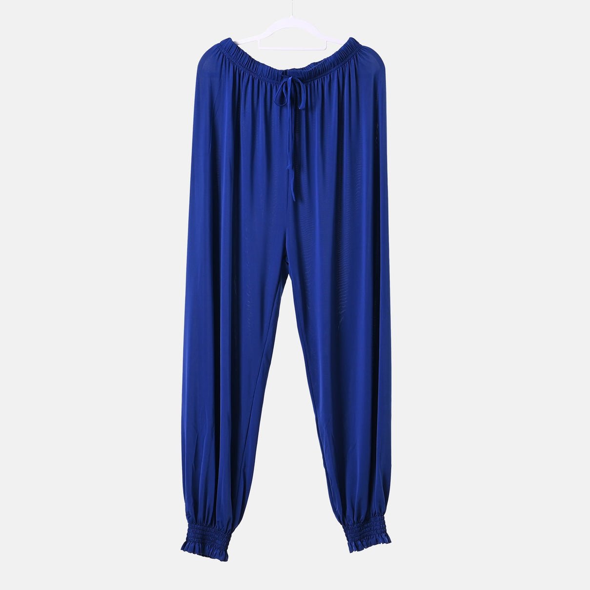 TAMSY Elastic Waist Band Trousers (One Size Curve, 18-24) - Blue V32358324 6