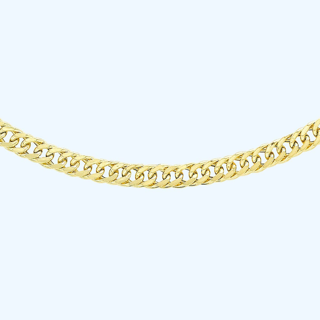 9K Yellow Gold Curb Necklace (Size - 20), Gold Wt. 5.05 Gms.