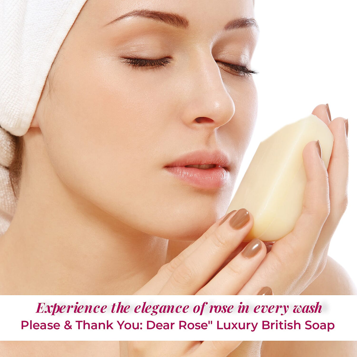 Please &amp; Thank You Dear Rose Luxury British Soap 100gm 7725935 2