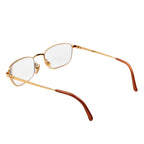 Christian Dior Rectangular Metal Frames with Pink Tips Readers (Power 4.0) - Gold_7726108_4