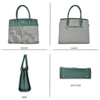 PU Patterned Crossbody Bag (Size 32x12x26 cm) - Green_7726371_3