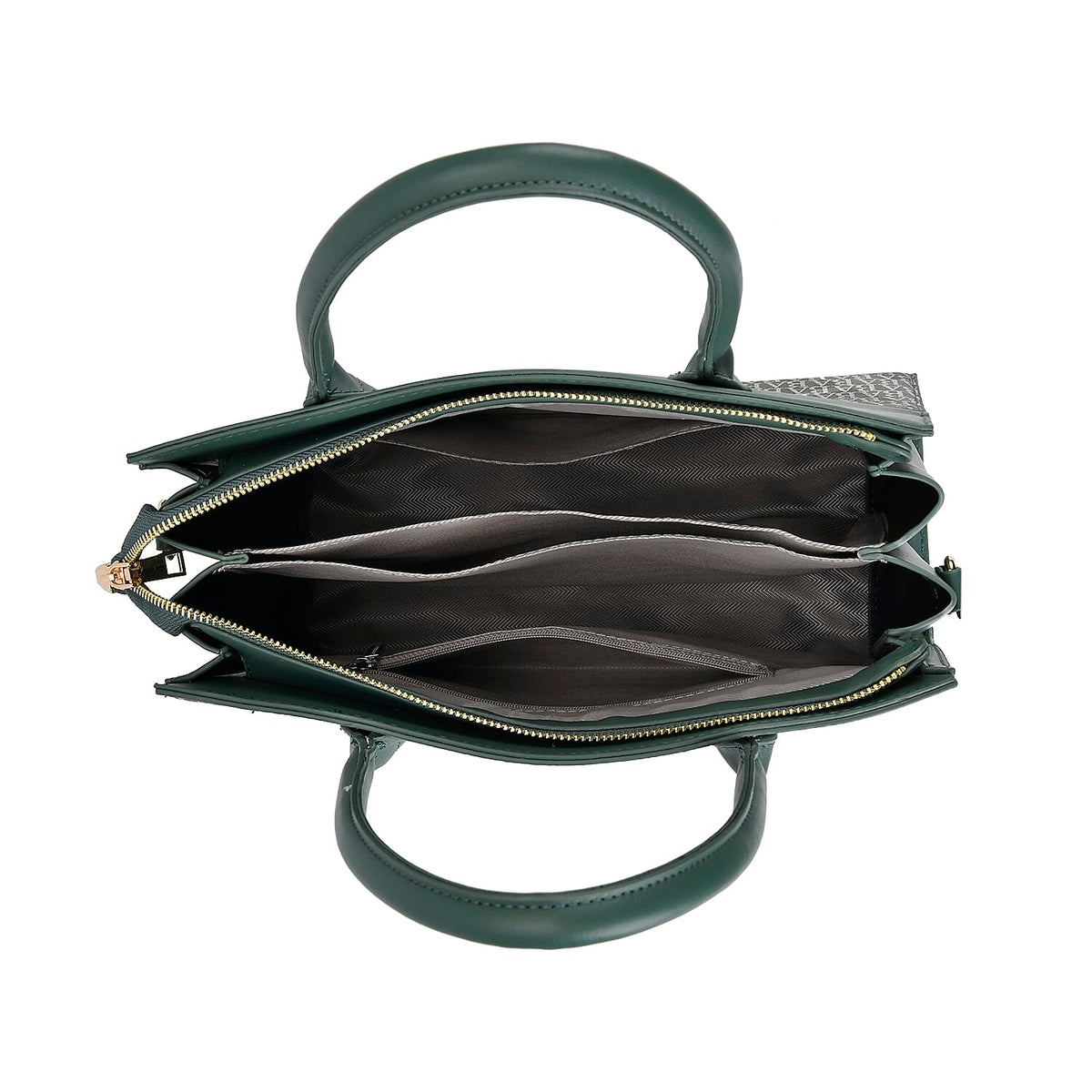 Leatherette Crossbody Bag with Shoulder Strap and Handle Drop 7726371 5