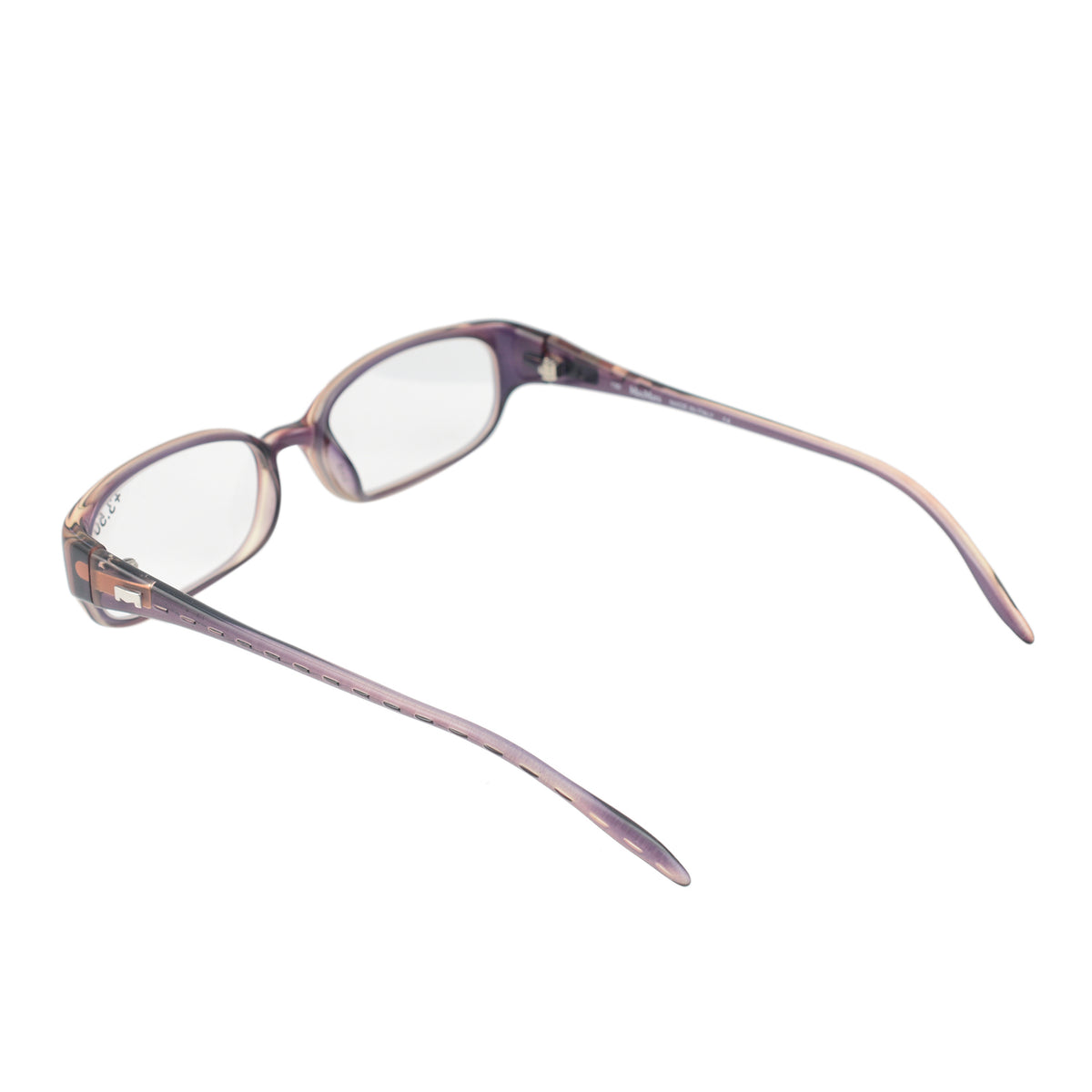 MAX MARA Rectangular Readers with Decorative Temples (Power 3.5) - Grey V32515574 3
