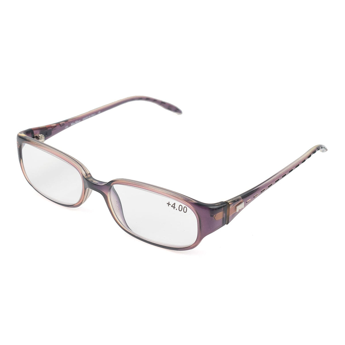 Max Mara Rectangular Readers with Decorative Temples (+4.0 Power) V32572708 1