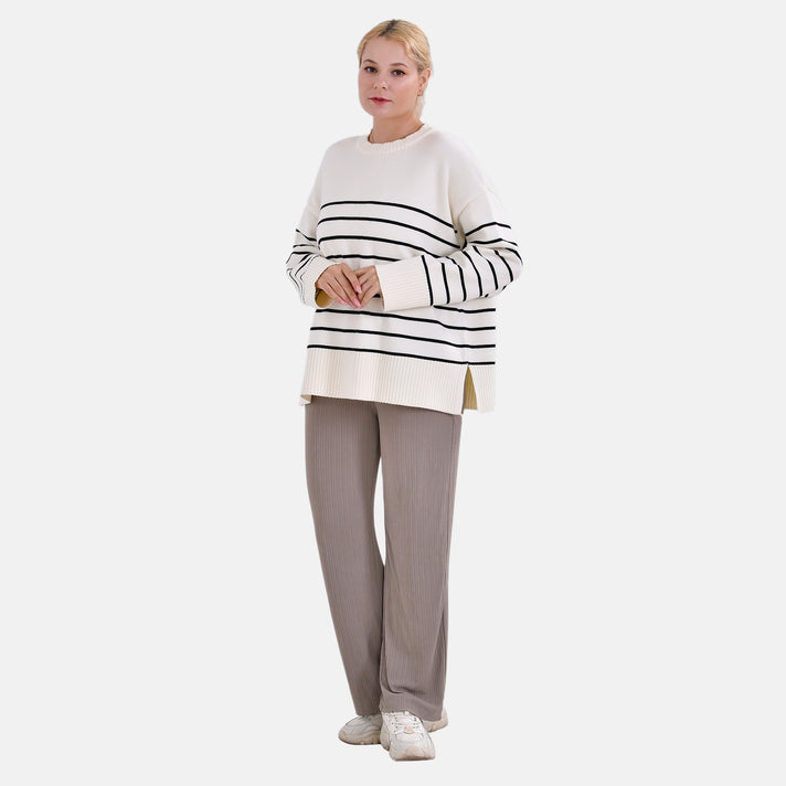 La Marey Striped Relaxed Fit Jumper 7731816 1