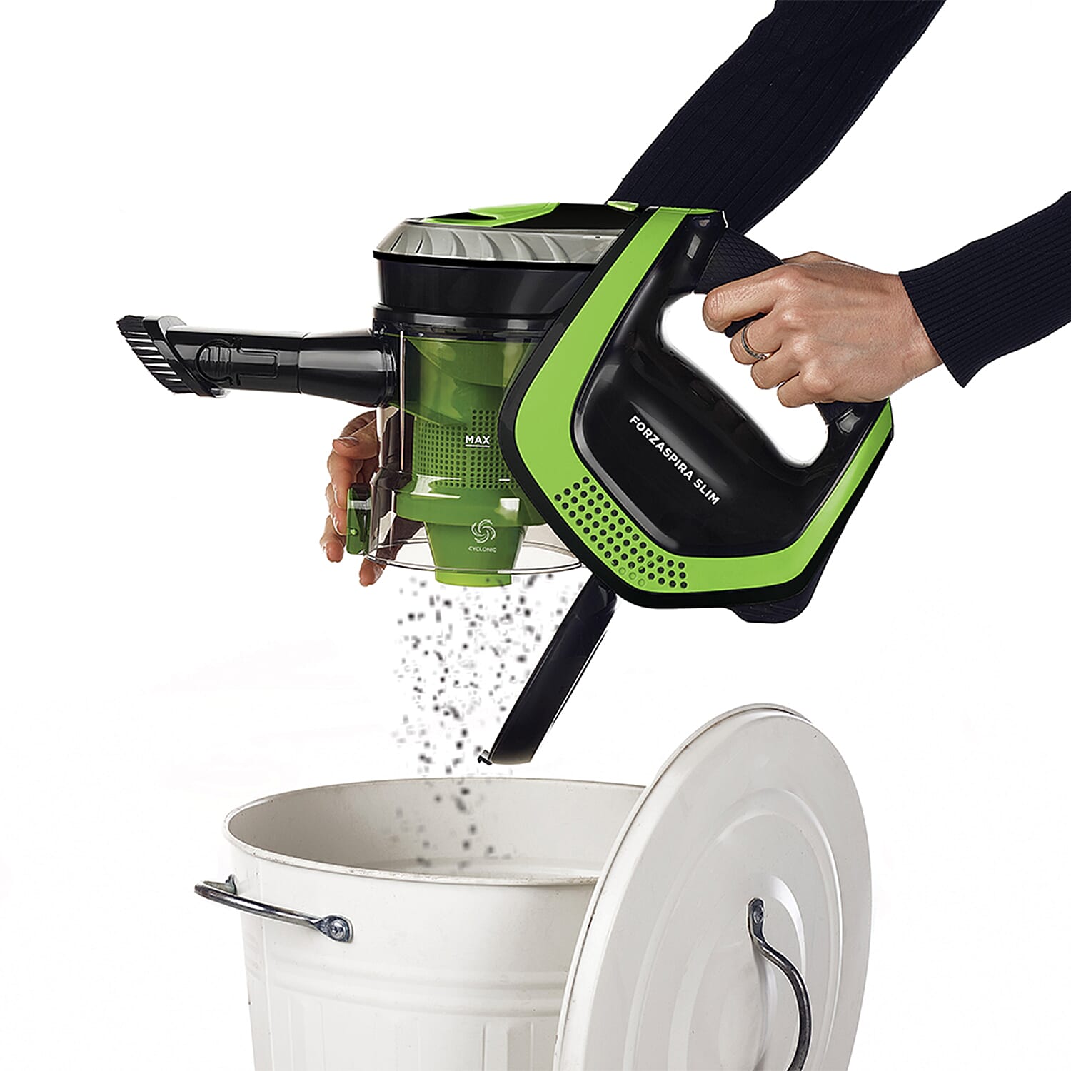 Polti Forzaspira Slim SR110 2-in-1 Vacuum and Accessory Kit- Green 7732317 3
