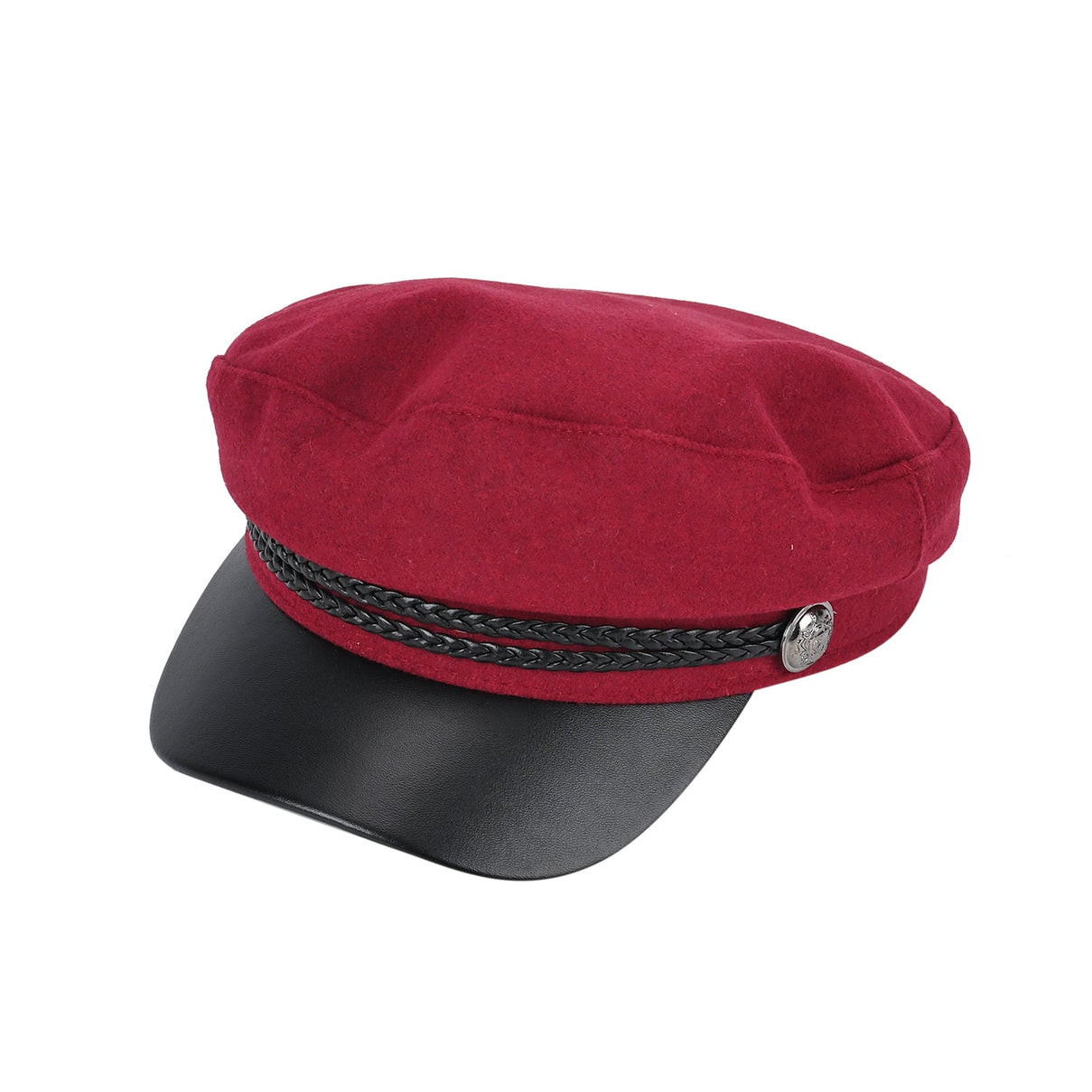 Classic Baker Boy Bretan Hat - Red V32352853 3