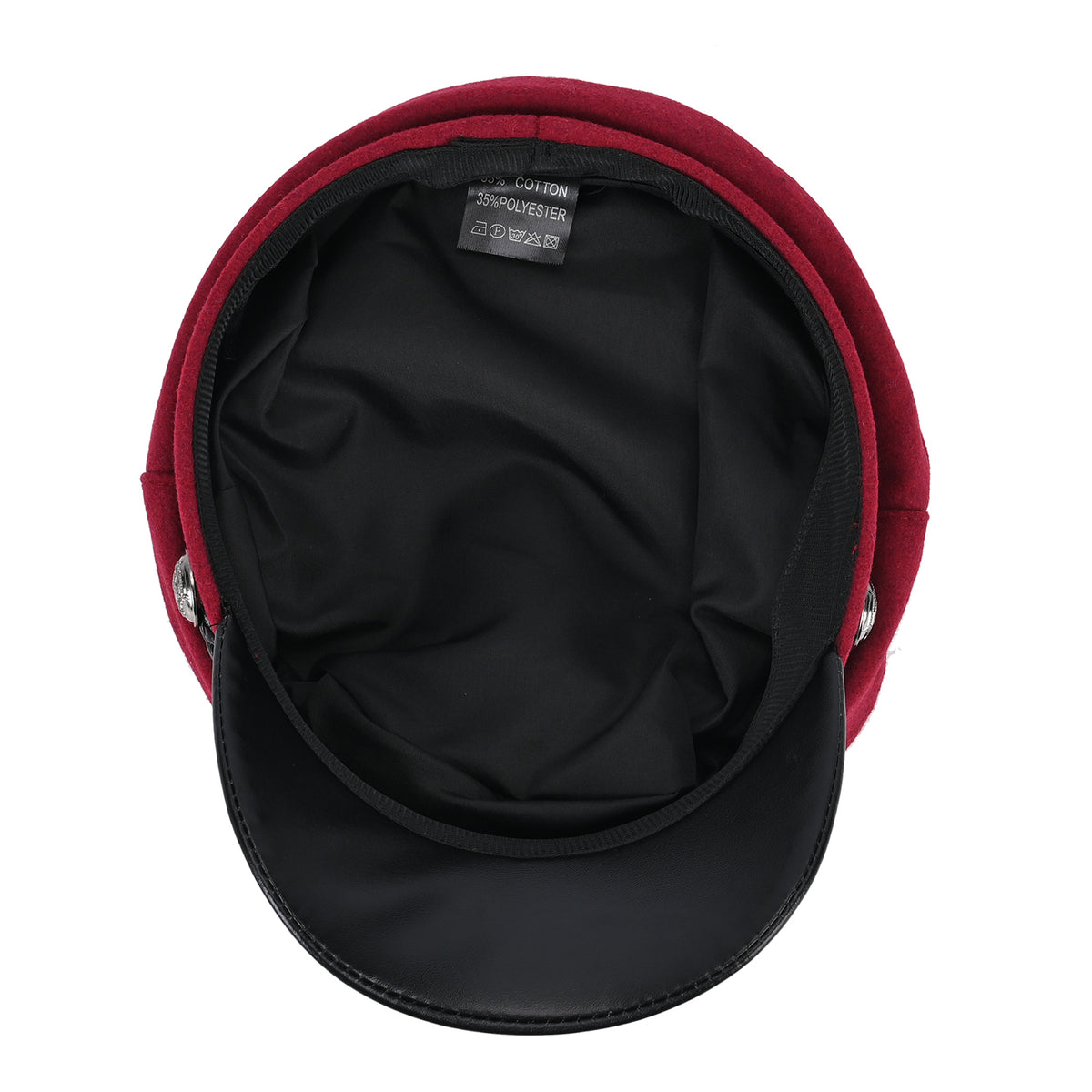 Classic Baker Boy Bretan Hat - Red V32637012 6
