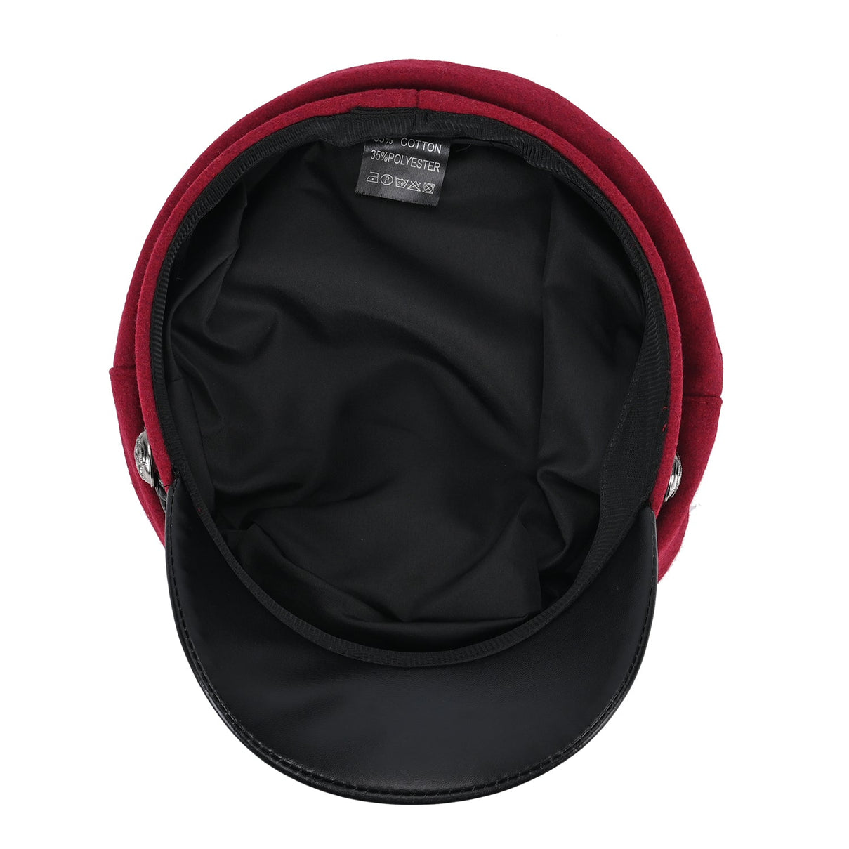 Classic Baker Boy Bretan Hat - Red V32352853 5
