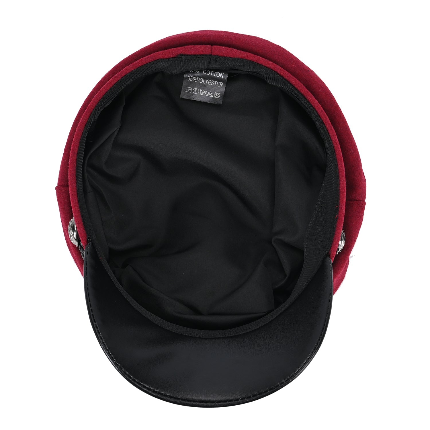 Classic Baker Boy Bretan Hat - Red V32352853 5