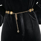 Women Concho Chain-Link Belt (Free Size, 105 cm) - Golden_7733600_2