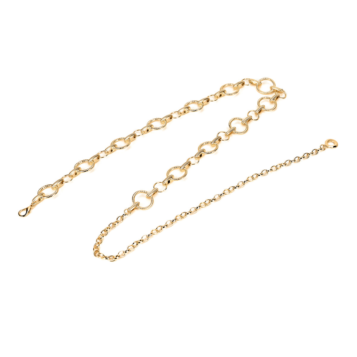 Women Ring Chain-Link Belt (100cm) - Golden V32515573 4
