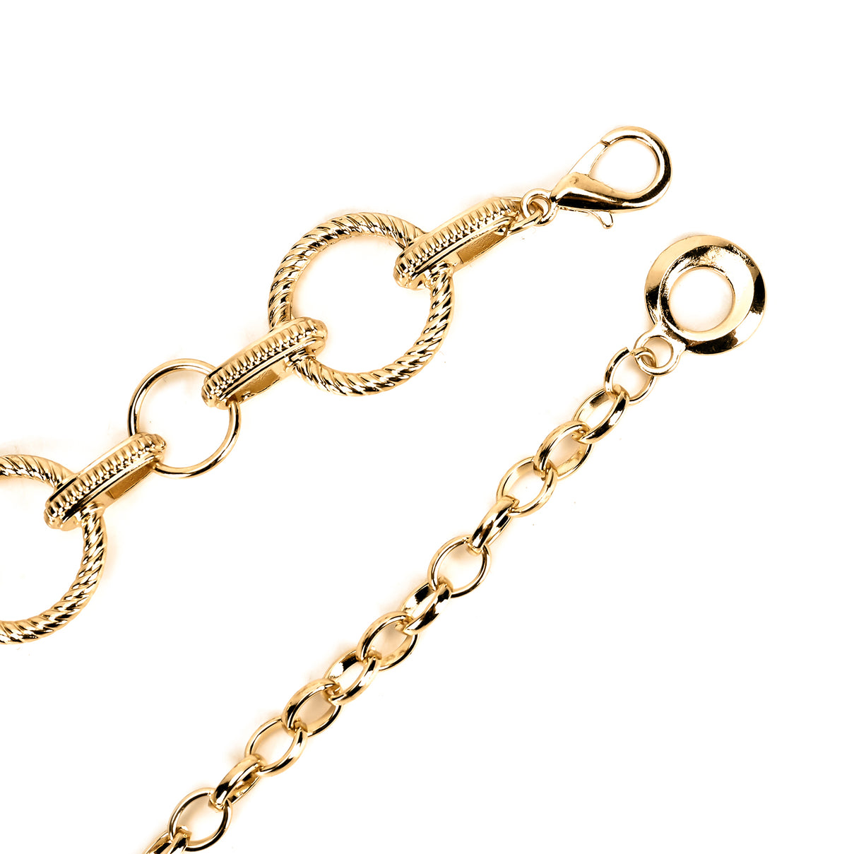 Women Ring Chain-Link Belt (100cm) - Golden V32515573 6