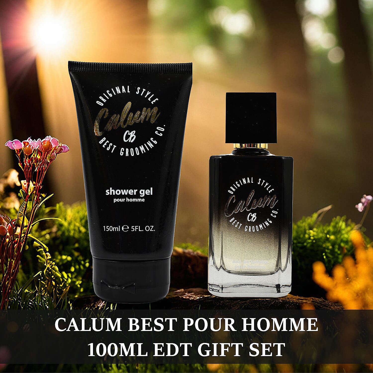 Calum Best Pour Homme 100ml EDT Gift Set 7733821 1