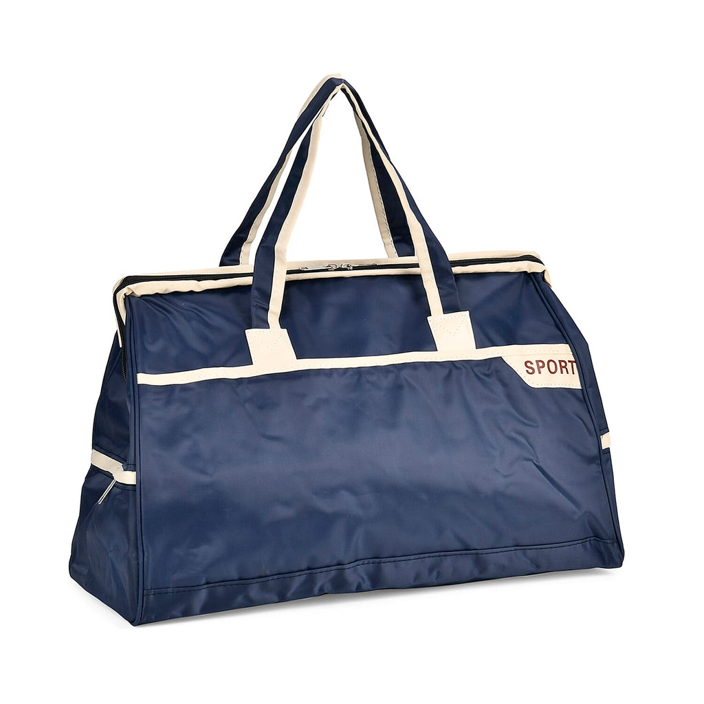First Time Ever - Tamsy Travel Duffel Bag with Double Handle - Blue