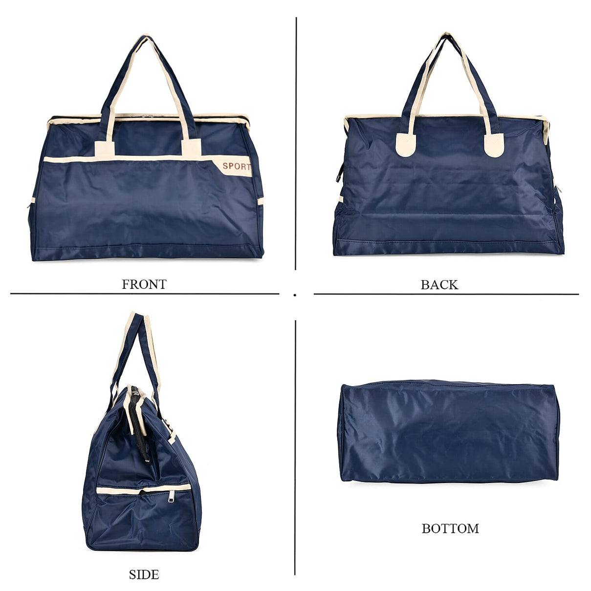 TAMSY Travel Duffel Bag with Double Handle - Blue 7737516 4