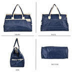 First Time Ever - Tamsy Travel Duffel Bag with Double Handle - Blue