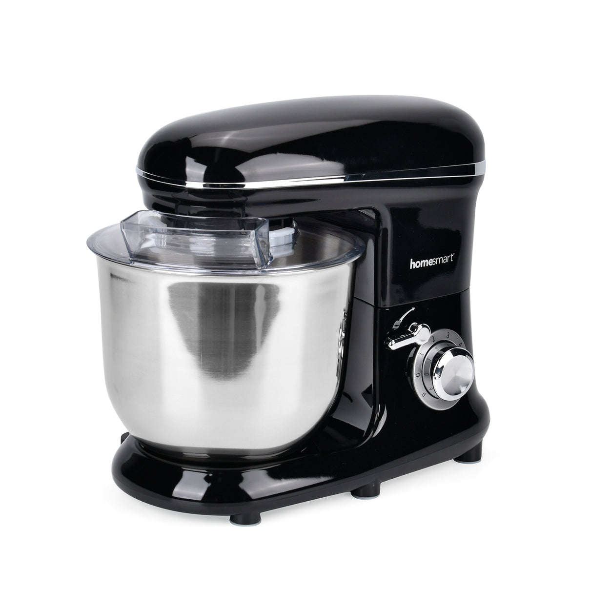 HOMESMART Stand Mixer with 3 Blades, 6 Speed Rotary Control Etc. (6.0 L,1500W ) - Black 7740055 1