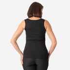 Tamsy Womens Regular Fit Sleeveless Tank Top (Size 12 to 14) - Black_7742050_2
