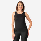 Tamsy Womens Regular Fit Sleeveless Tank Top (Size 16 to 18) - Black_7742051