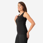Tamsy Womens Regular Fit Sleeveless Tank Top (Size 16 to 18) - Black_7742051_1