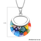 Multi Color Murano Glass Necklace (Size - 24)