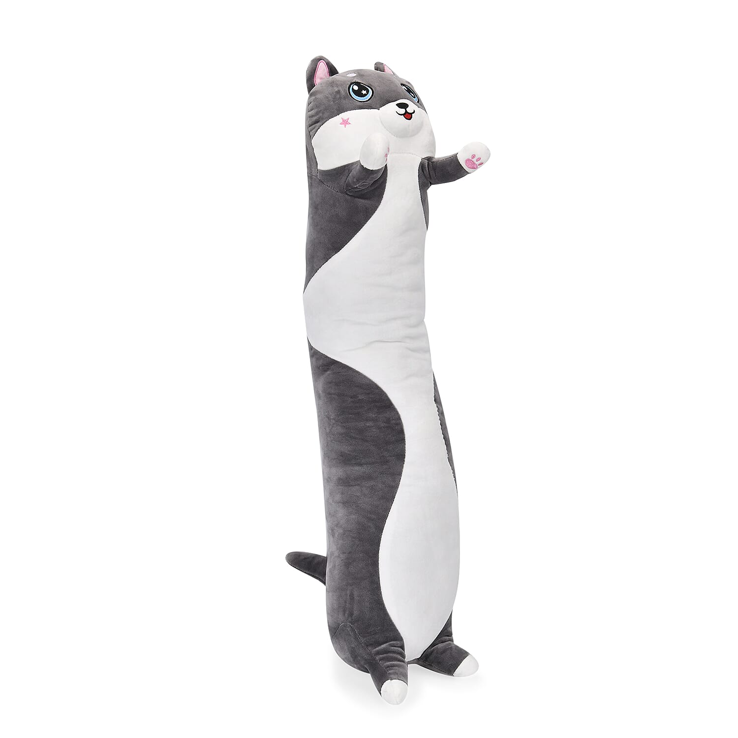 Dog Shape Large Pillow (Size 95x15 cm) - Grey 7746652 1
