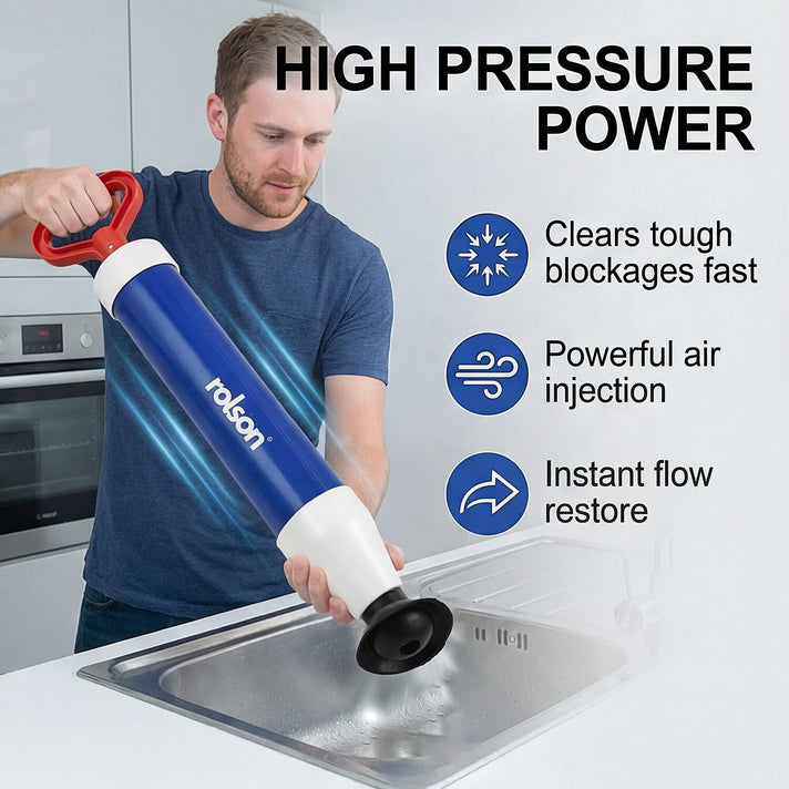 ROLSON High Pressure Drain Blaster (Cleans Drain Without Chemicals) 7746683 2