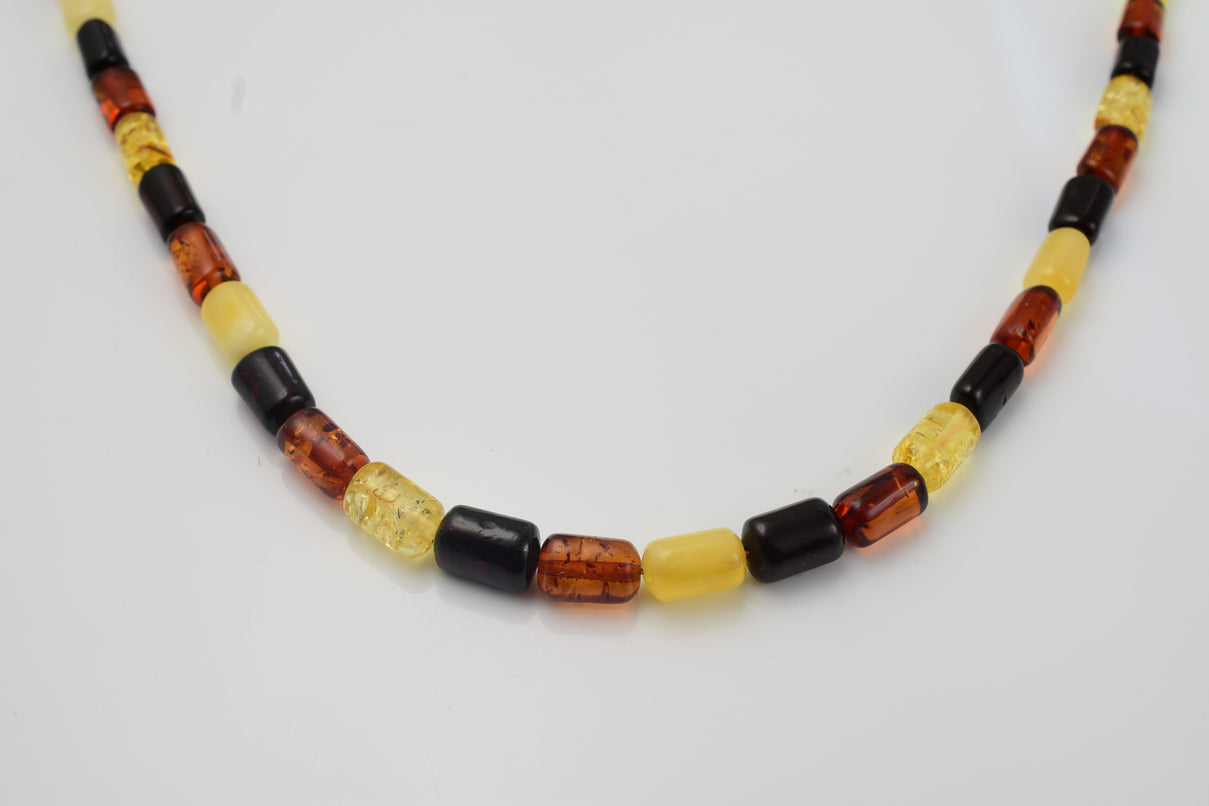 Tuscon Gem Find - Amber Barrel Necklace (Size 18). Total Wt 50 Cts 7747227 0