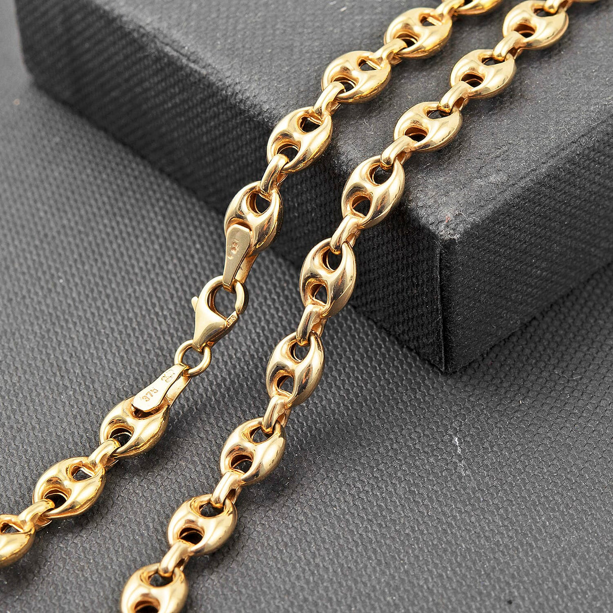 9K Yellow Gold 6 MM Mariner Chain With Lobster Clasp 22 Inch Polished 7747510 1