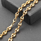 9K Yellow Gold Mariner Necklace Size - 22, Gold Wt 13.1