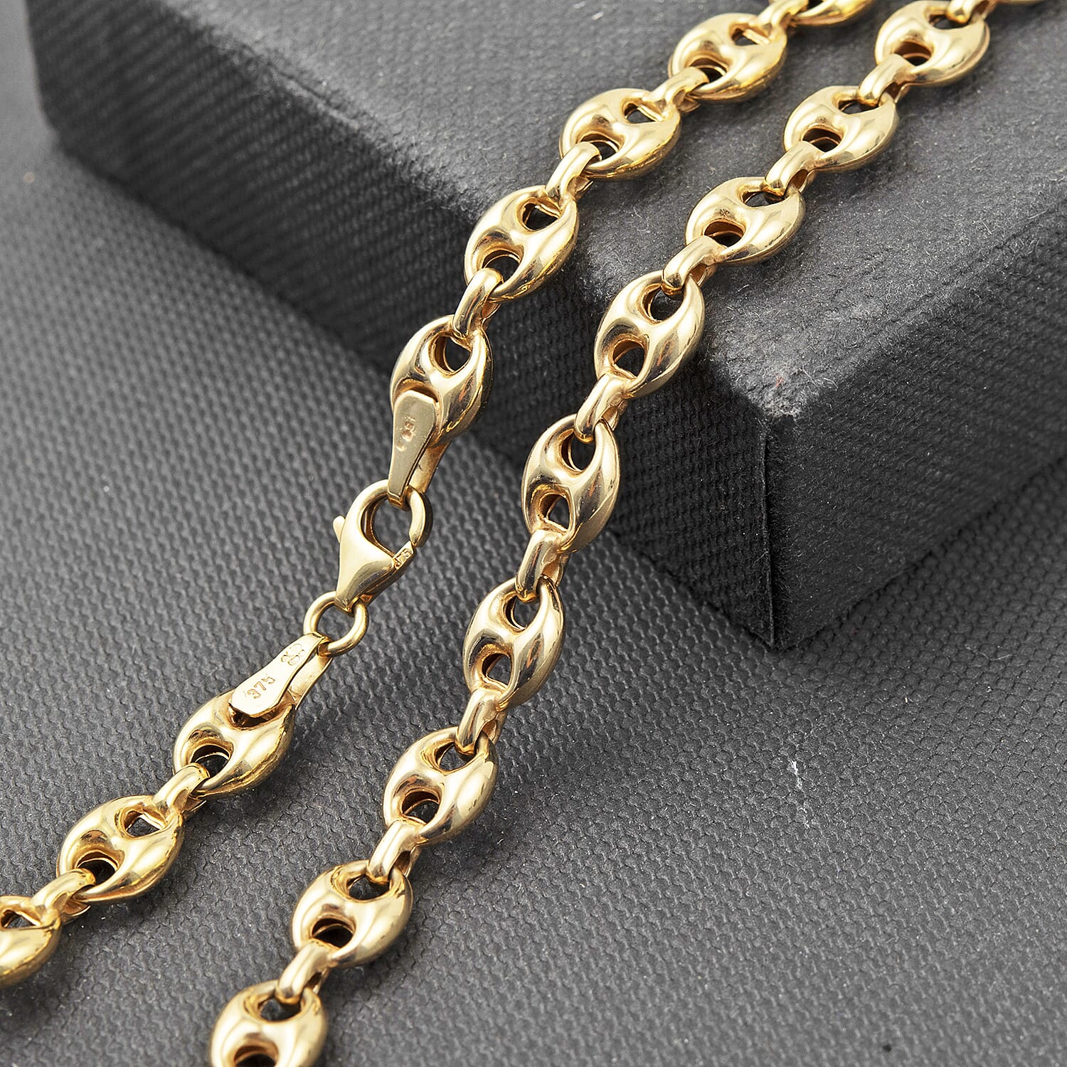9K Yellow Gold 6 MM Mariner Chain With Lobster Clasp 22 Inch Polished 7747510 1