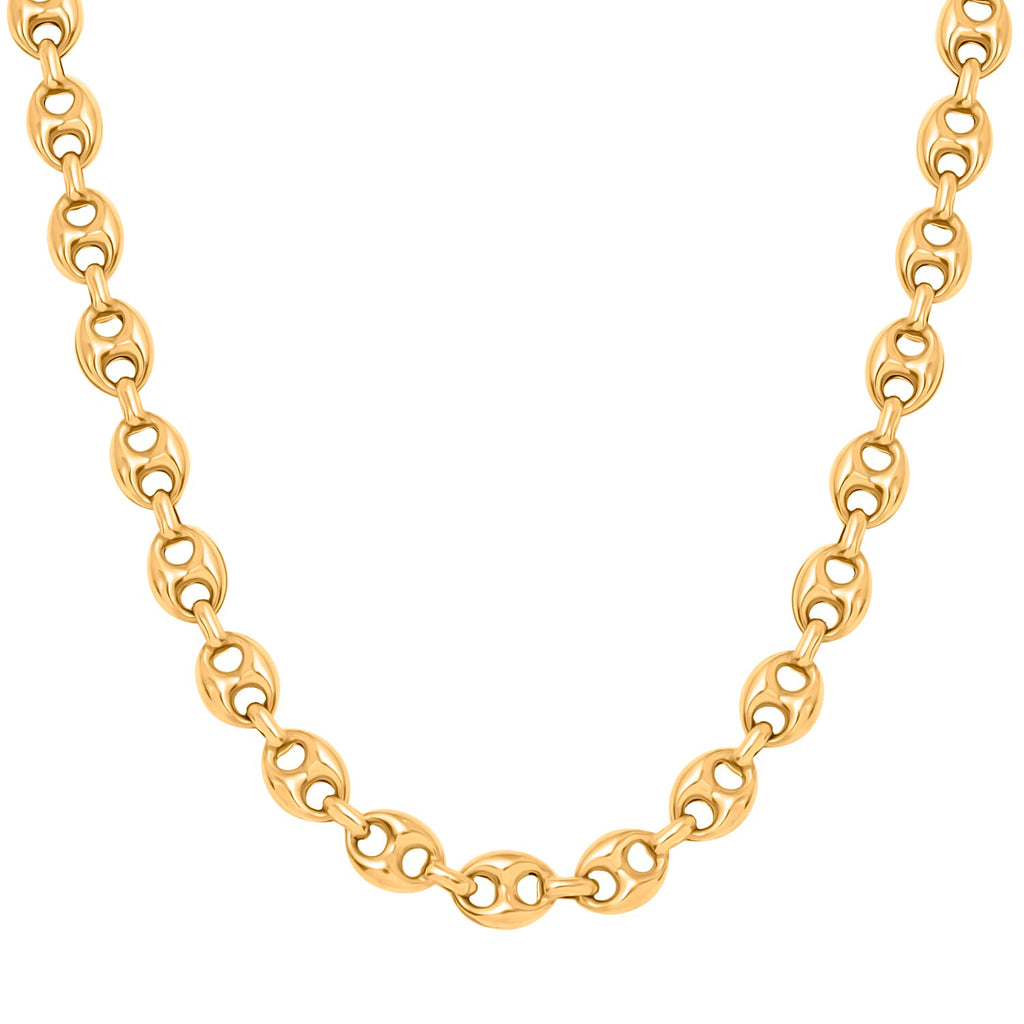 9K Yellow Gold Mariner Necklace Size - 22, Gold Wt 13.1