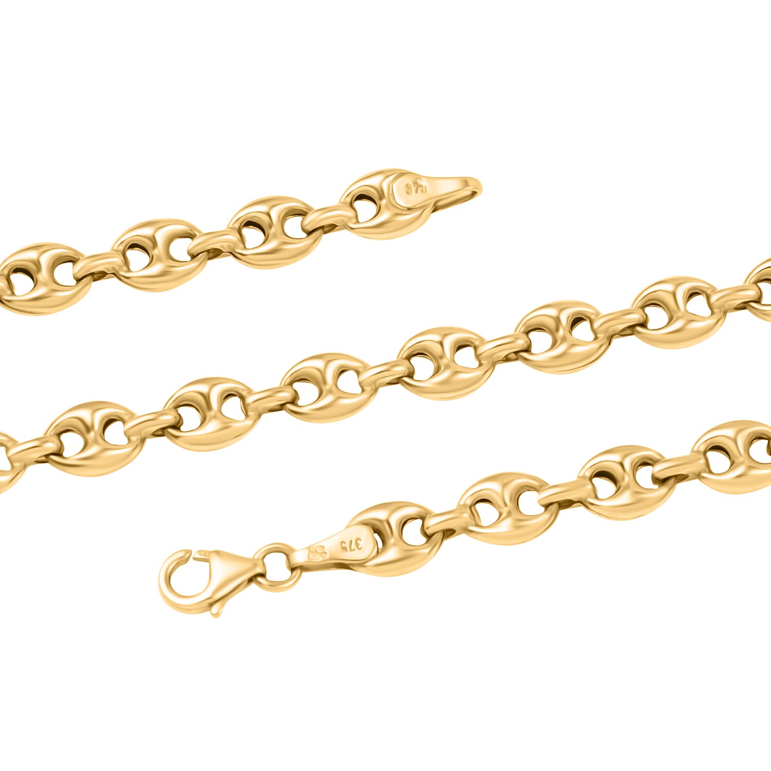 9K Yellow Gold 6 MM Mariner Chain With Lobster Clasp 22 Inch Polished 7747510 4