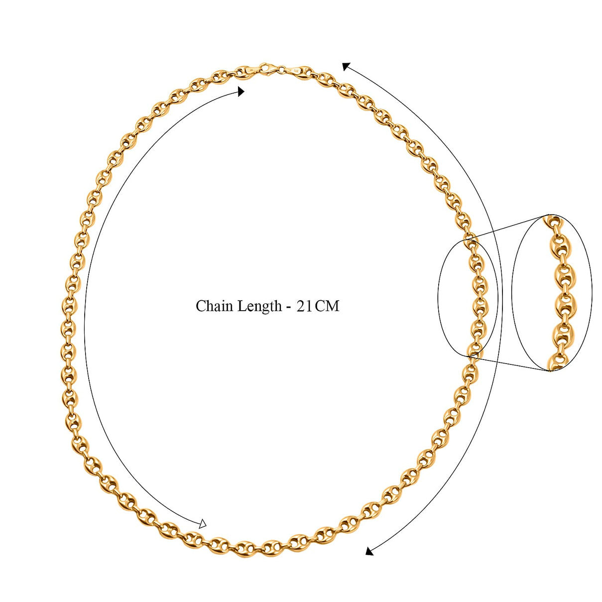 9K Yellow Gold 6 MM Mariner Chain With Lobster Clasp 22 Inch Polished 7747510 5